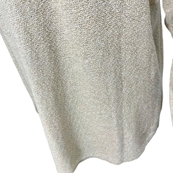 Vintage 1990s Green Brand Oatmeal Marled Knit Sweater XL - Picture 10 of 14